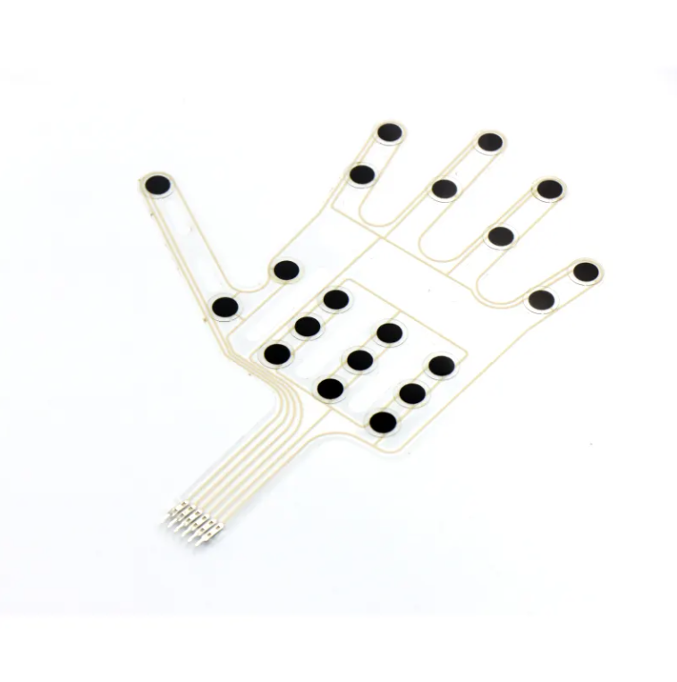 Flexibler Widerstandsdünnfilm-Drucksensor Handschuh-Typ Hochpräzisionsflexibler Dünnfilm-Drucksensor