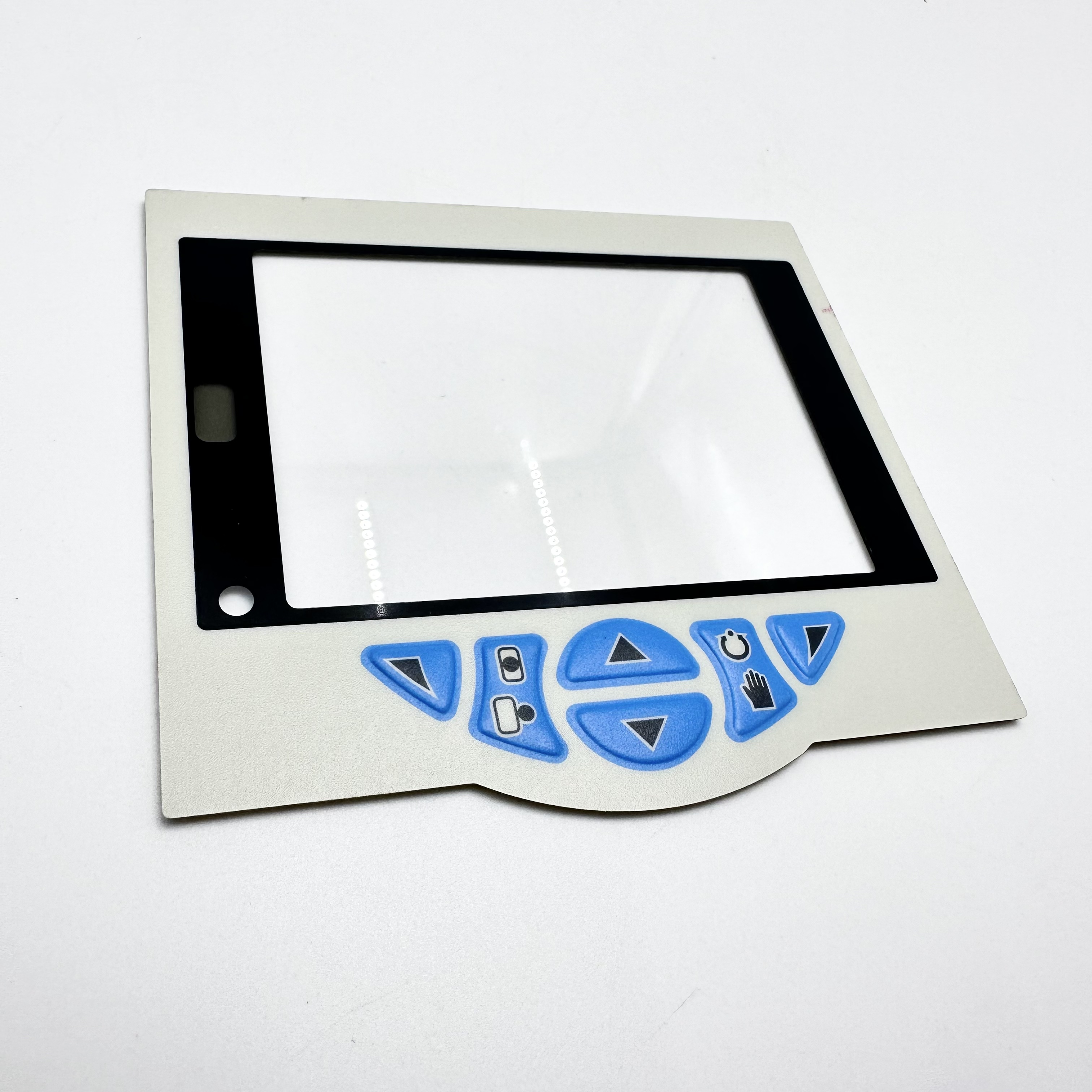 OEM na Conductive Waterproof na Panel Membrane Switch Keypad na OEM Graphic Overlay na Embossed na Pindutan