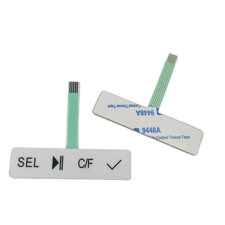 Factory keypads&keyboards screen printing membrane switch keyboard switches and panel thin foil switch with 3M9448A adhesive