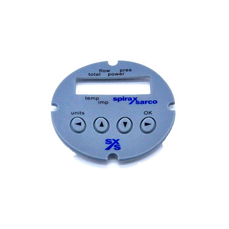 Custom Graphic Overlay Panel Sticker PVC PET with 3M Adhesive and LED Window for Smart Home Appliances Membrane Keyboard
