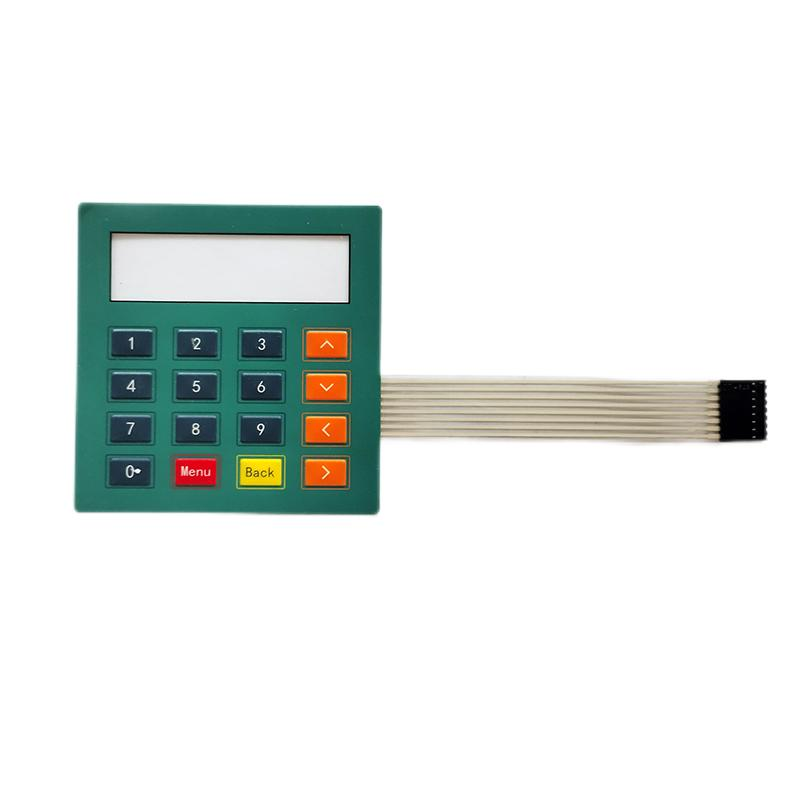 OEM-kundenspezifische taktiler Metallfaden-Siebdruck-Membrantastatur-Spannungs-Hersteller-Schalter, hochwertige Schalter