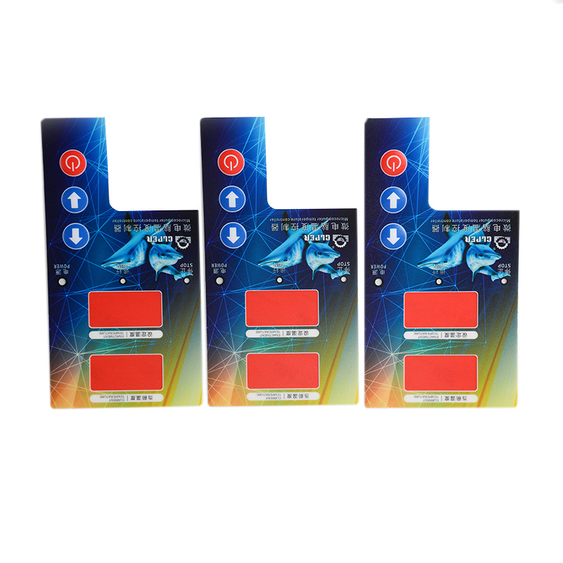 Venta al por mayor alta calidad etiqueta personalizada panel de control acrílico PMMA controlador de temperatura microcomputador lámina de visualización láminas plásticas