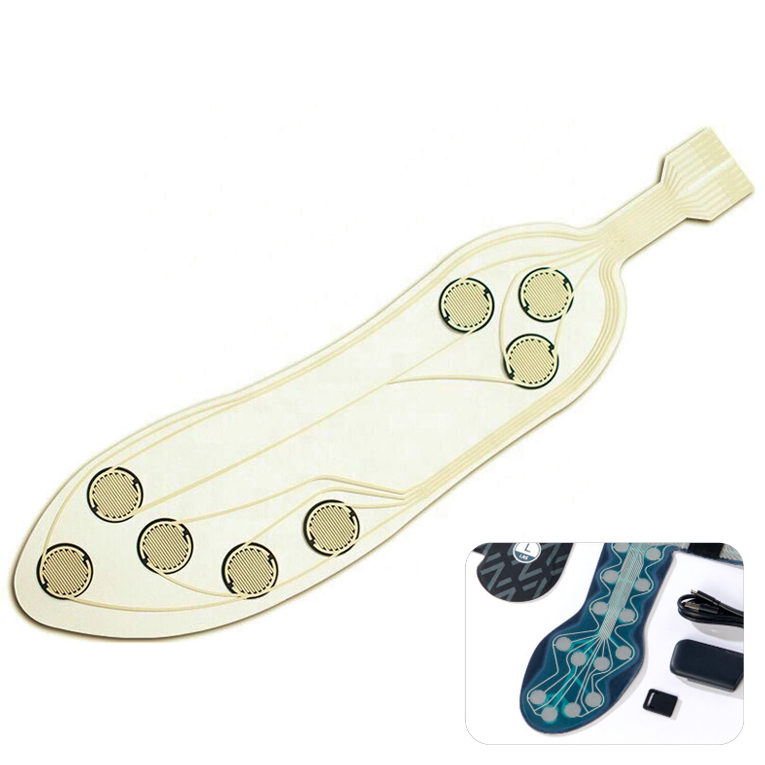 Electronic Accessories Shoe Insole with Pressure Sensors Features Pressure Monitoring Technology Insole Sensor