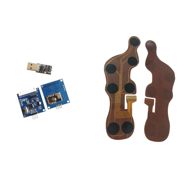 Матриця датчиків для детекції динамічного розподілу тиску на ступні у режимі масиву