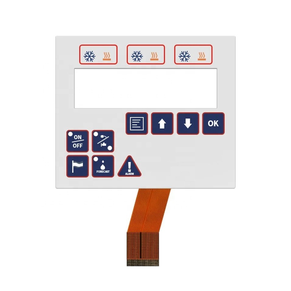 Üretici Özelleştirme Push Kapasitif Dokunmatık Düğme Membran Anahtar Klavye