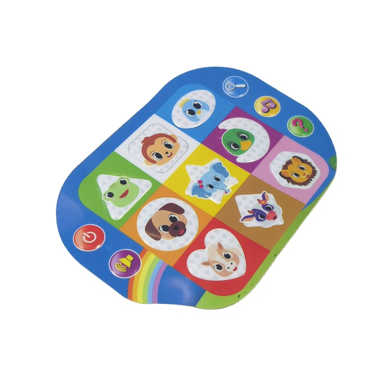 Push Button Switches Control Panel Toy Polycarbonate Polyester Digital Printing Graphic Overlays Front Panel with Adhesive