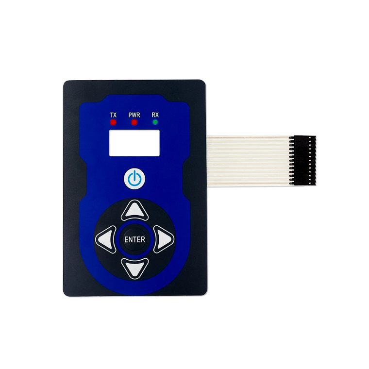 Soushine Tactile Membrane Switch Panel Membrane Keyboard Keypad With LED