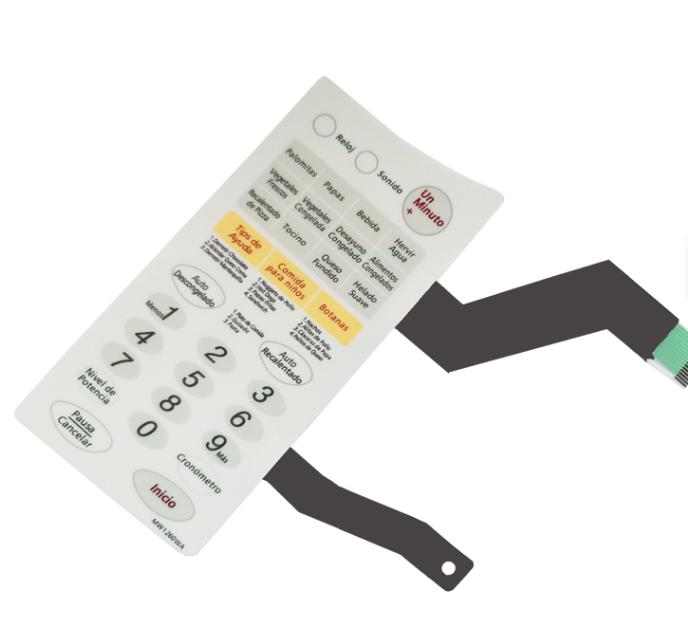Waterproof Matte Surface Push Button Membrane Switch