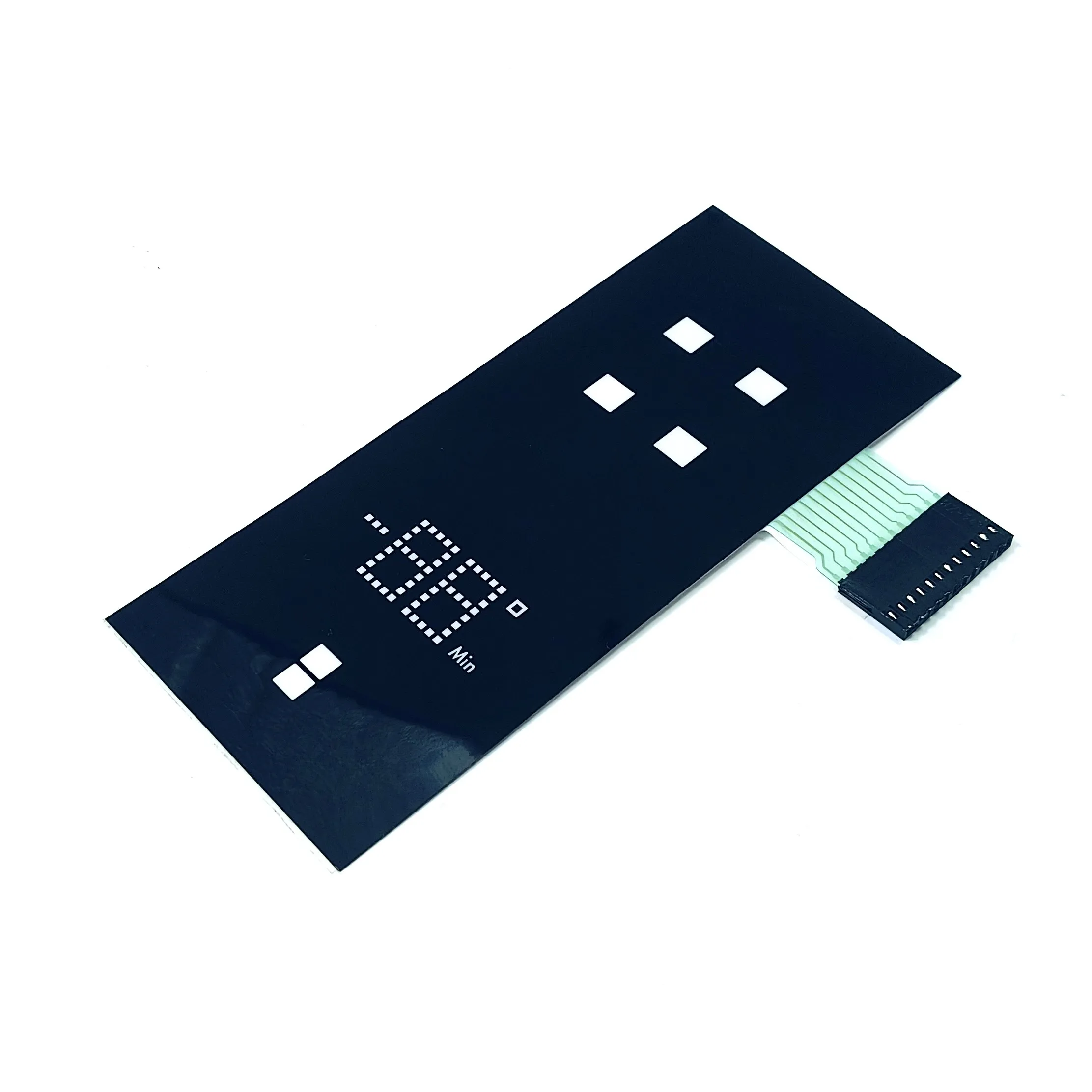 Capacitive Touch membrane Switch keypad with connector for home appliance