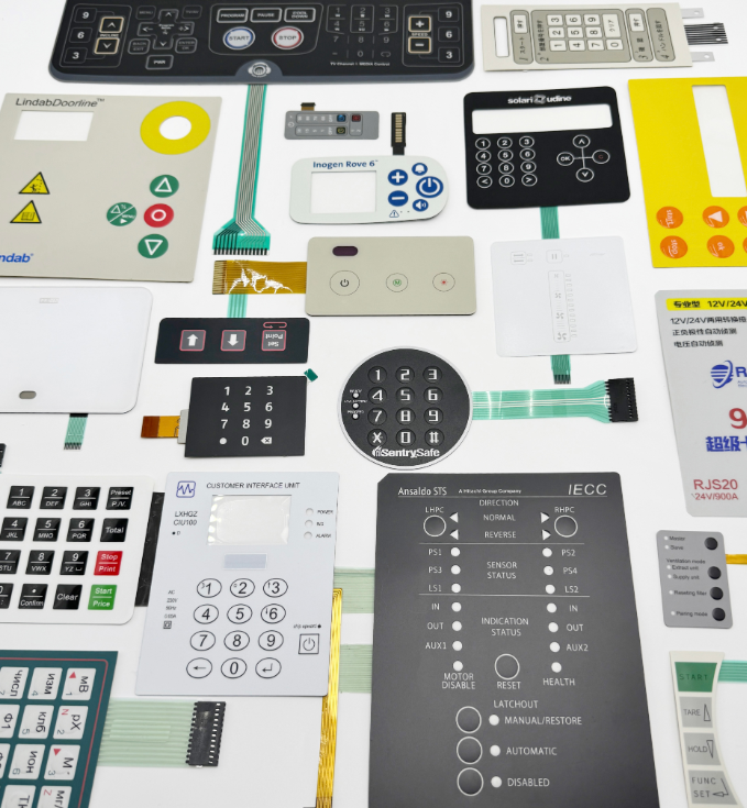 Customized Push Button Keypad Silicone Button Keypad on off Button Membrane Keyboard Remote Controllers Rubber Keypad