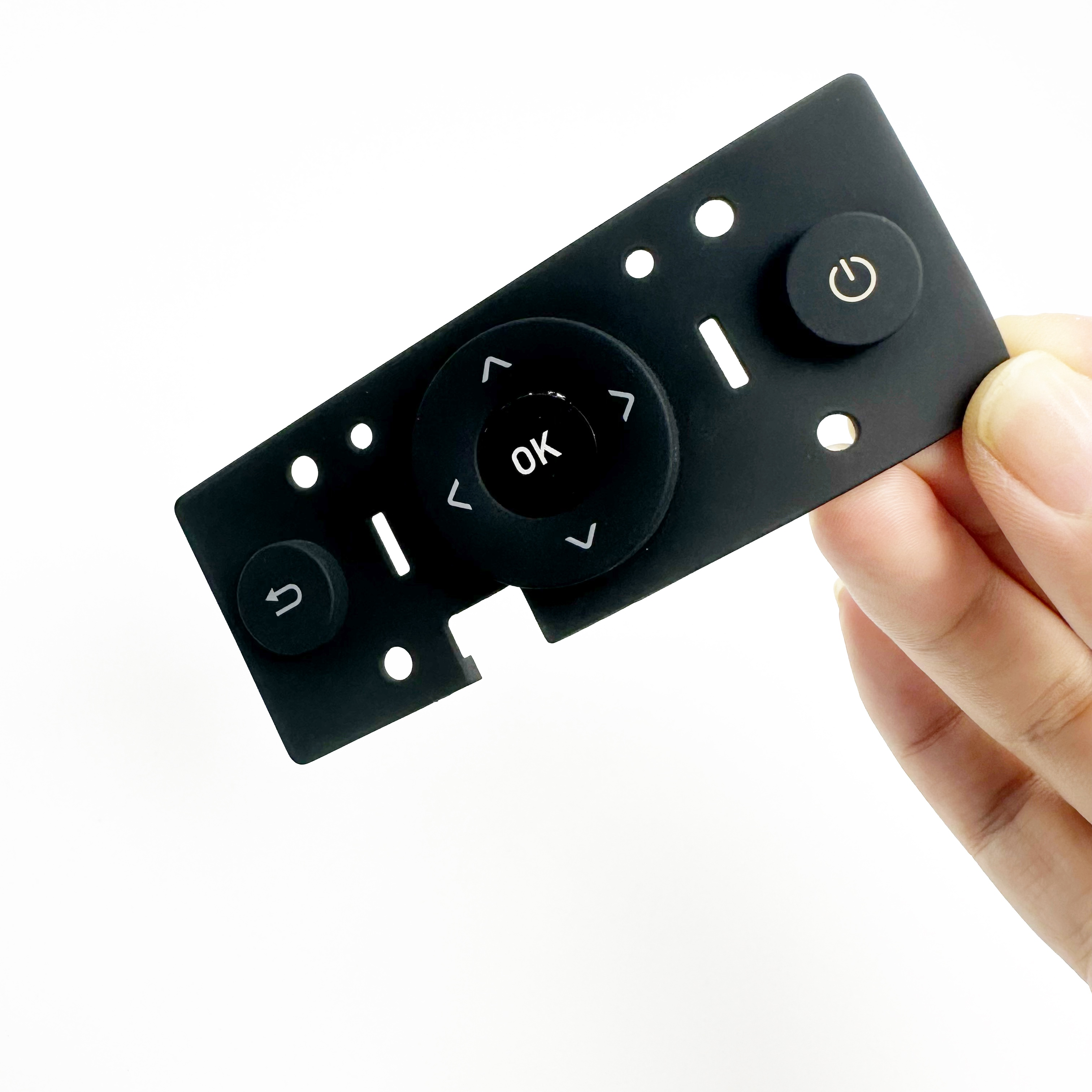 Custom Soft-Touch Silicone Rubber Buttons Silicone Rubber Keypads with Laser Etching for Industrial Remote Control