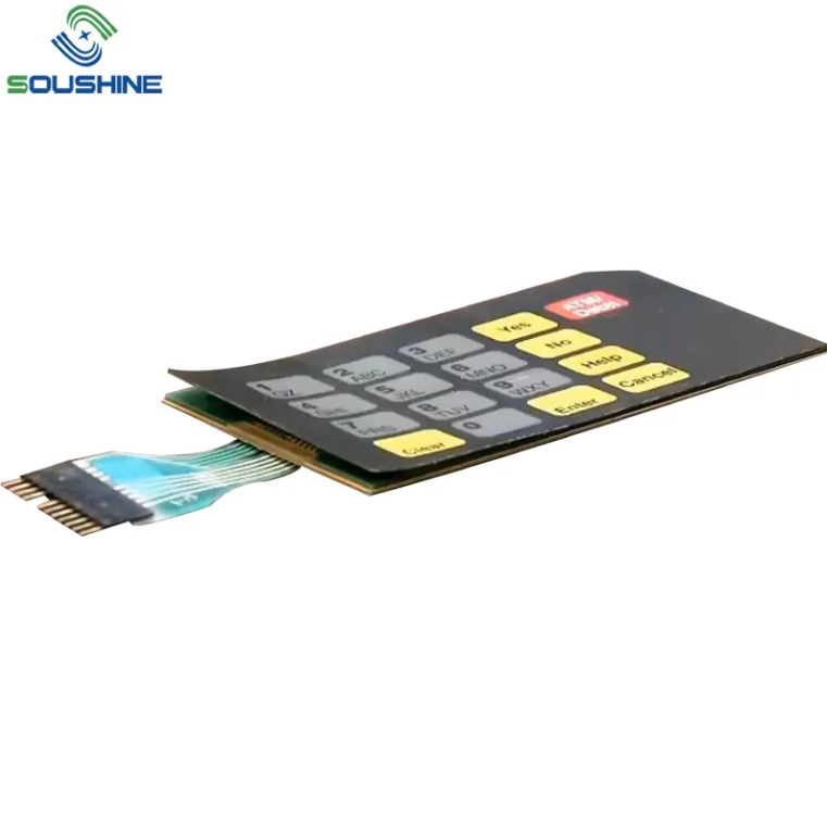 industrial Keypads & Keyboards IP65 Front Waterproof Keyboard Hot Selling Golden Supplier Panel Membrane Switch for Keyboards