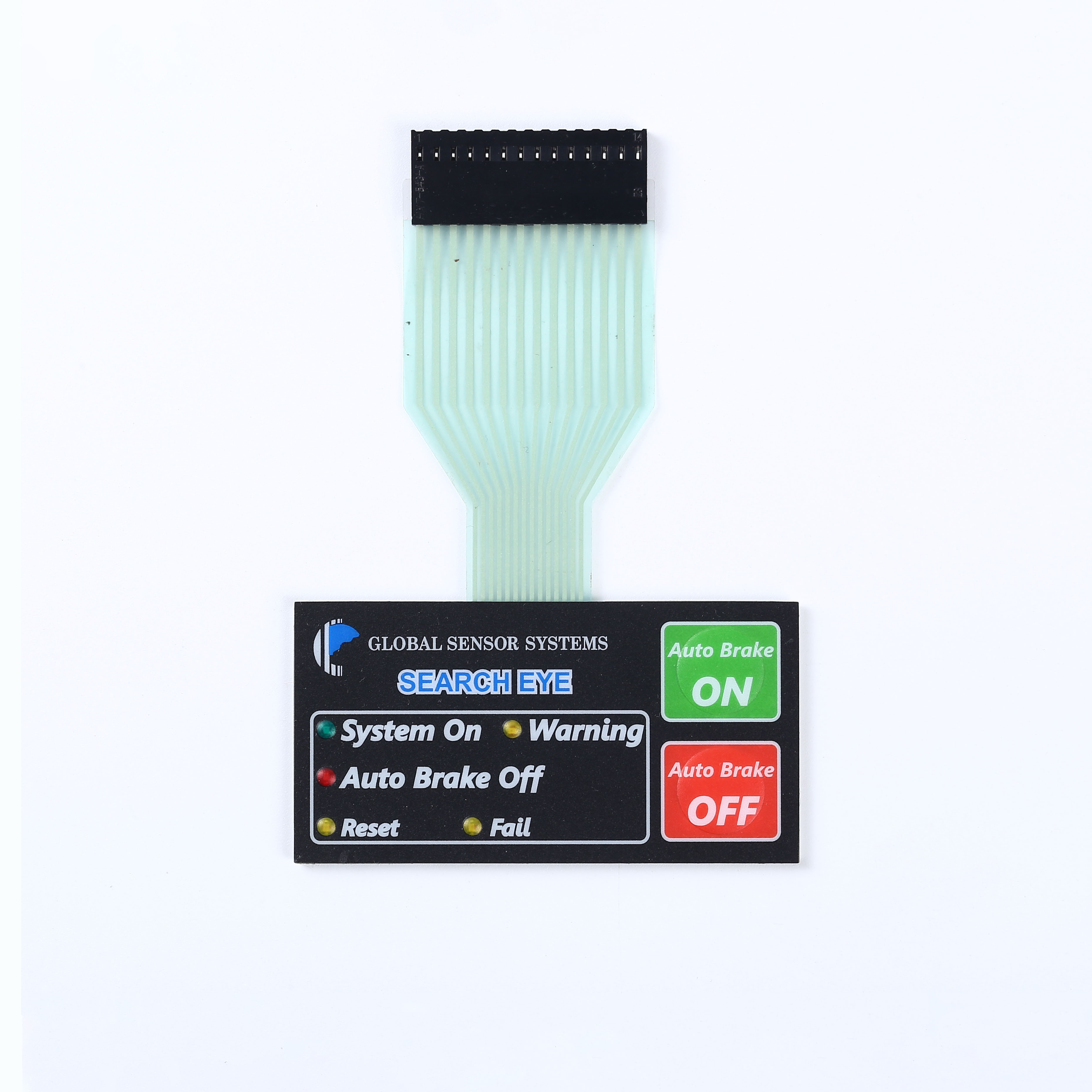 Maßgeschneiderte 3M Klebe-LED-Leuchte Wasserdichte Flexible Tasten Folientastatur