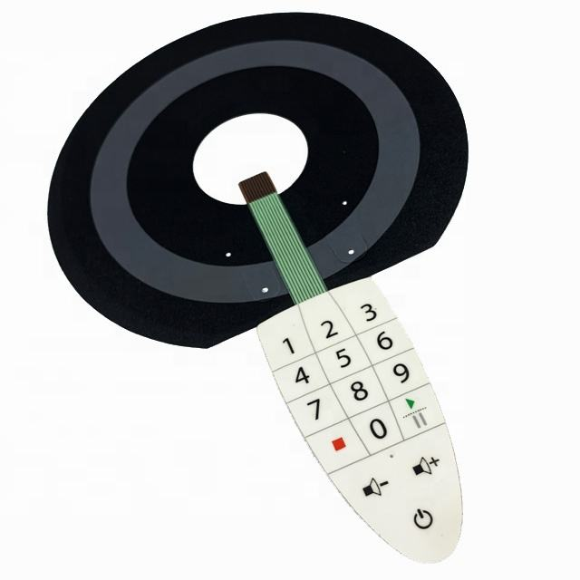 Servicio OEM del fabricante, teclados de membrana táctiles personalizados PET con domo metálico, paneles de control de membrana, interruptores de membrana, teclados