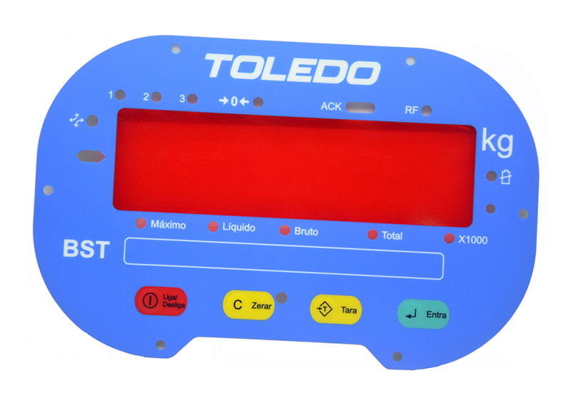 Customized membrane keypad switch panel laber waterproof Anti-UV Ability Outdoor lighting luminous