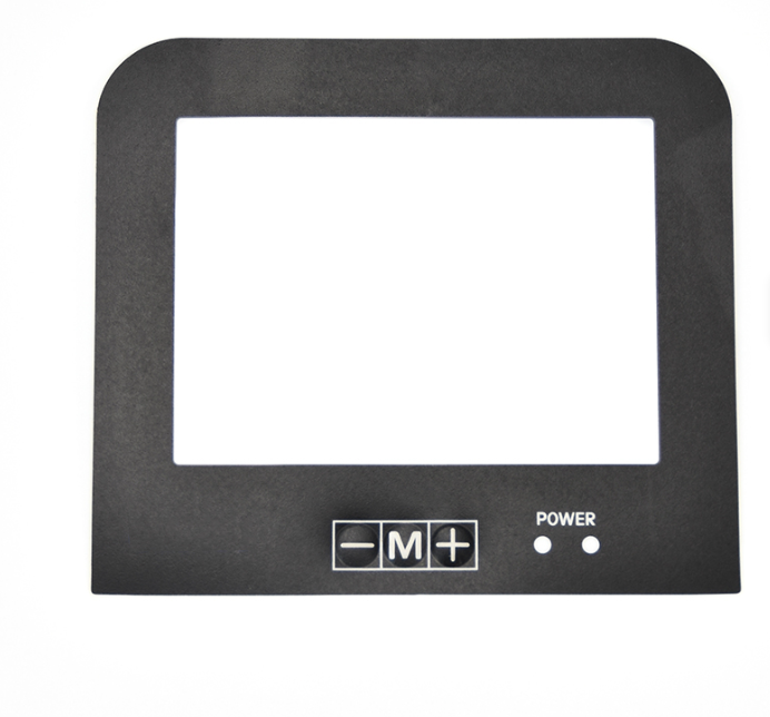 Custom Smart Security Touch Switch Control Panel CNC Cut Acrylic Front Panel with Graphic Overlay Secure Lock Plastic Sheets