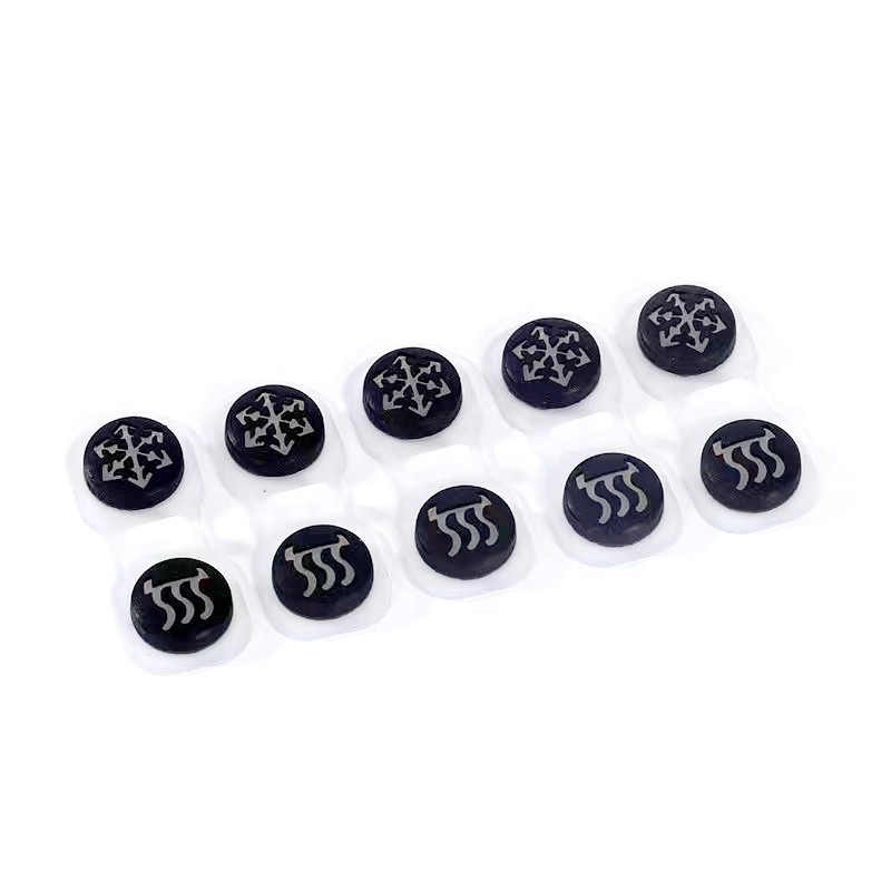 Fabrication sur mesure de conception de produit électronique en caoutchouc élastomère silicone époxy avec pastille de carbone conducteur pour clavier