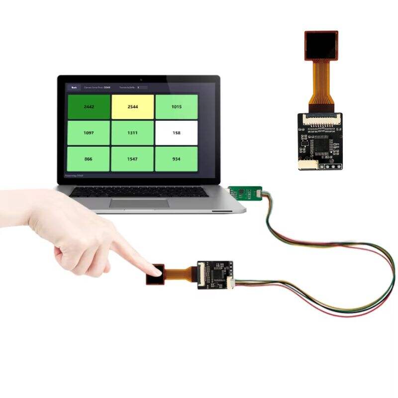 Hochsensibles, forcesensitives, flexibles, kleines Flächen-Piezowiderstands-Tastsensorsystem, mehrpunktiges Array, Dünnschicht