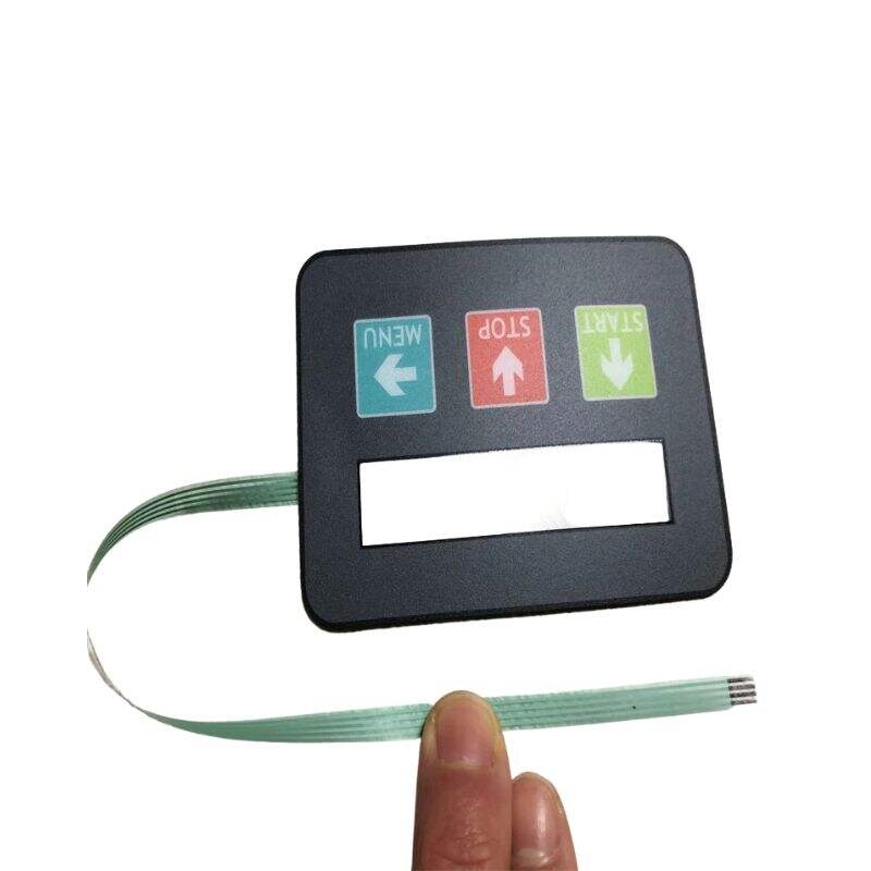 Custom waterproof pcb panel keypad non-tactile membrane switch keypad switch keyboard switch membrane panel with 3M adhesive