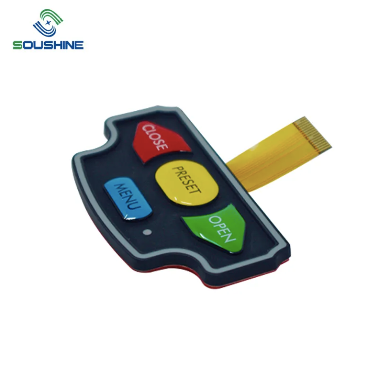 Digital Display LCD Panel Good Membrane Switches Keypads Keyboards Microwave Oven Flat Touch Membrane Keypad