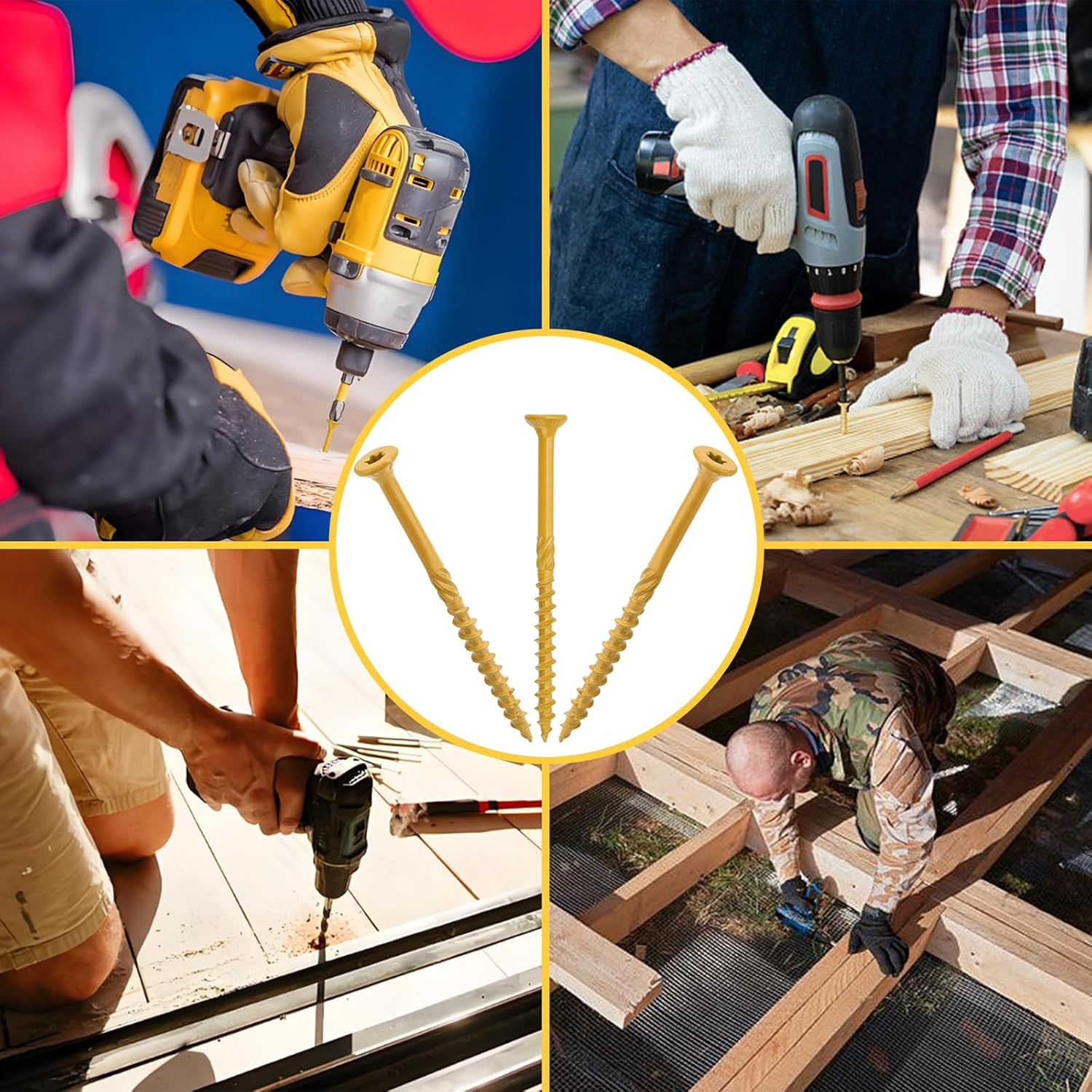 How to install deck screws to make the deck more durable?