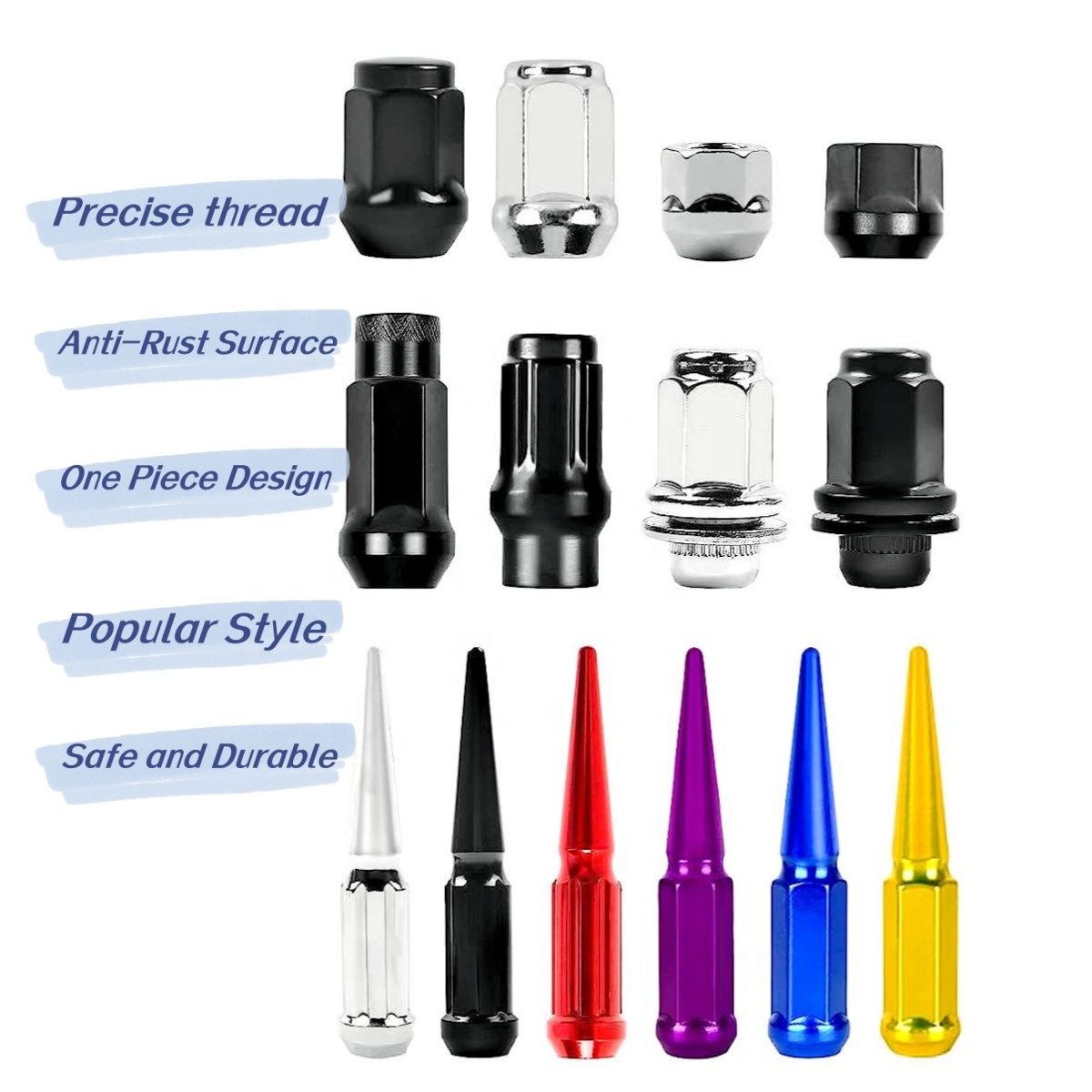 Are there color - coated deck screws available and their benefits?