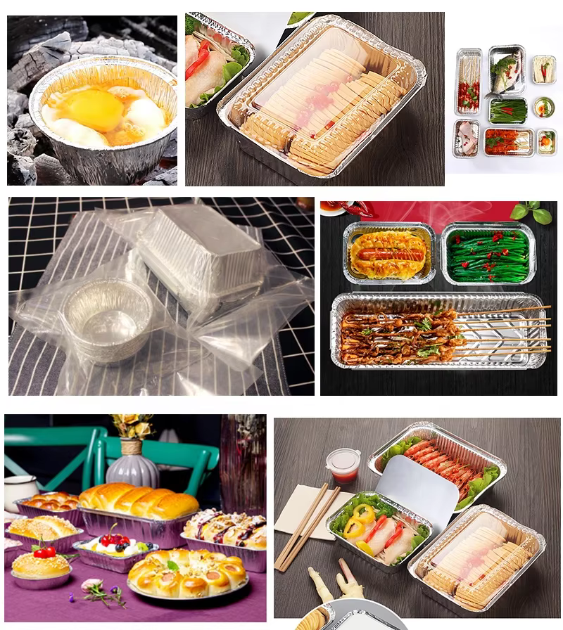 TIA YC90 5700ml 13inch Disc Petite Aluminum Foil Pan Marmalade Packaging Container Fresh Lock Foil Pan