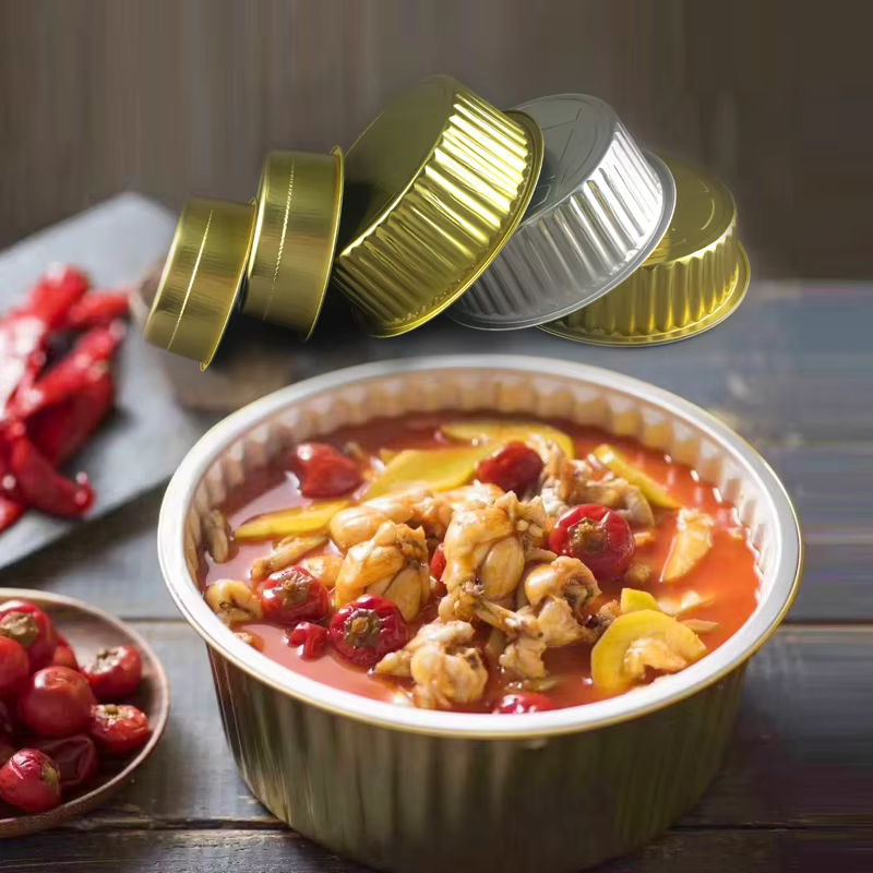 Y5000 170oz Food Grade Large Storage Disposable Aluminum Foil Container Extra Deep Hot Pot Baking & Roasting Pan for Seafood