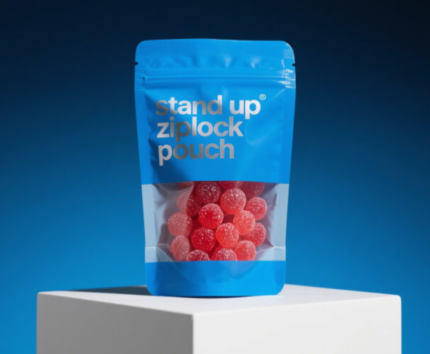 Stand on your own without tilting, take it upside down without spilling - a snack/dry goods special stand up bag that can be opened with one hand!