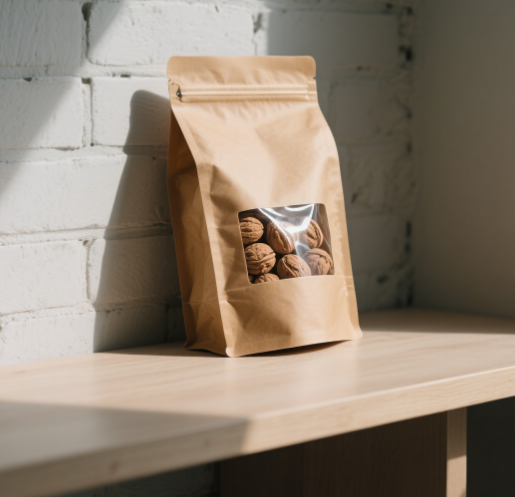 Food grade PE material! Self standing bags have no odor or leakage, and can be used for baby snacks and elderly complementary foods