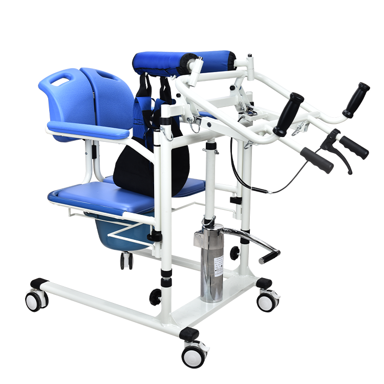 Hydraulic Portable Patient Lift Mobile Hoist Battery Backup Bariatric Transfer Equipment Caregiver Supplier