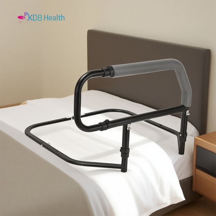 Adjustable Bedside Assist Rail with Glow Handle