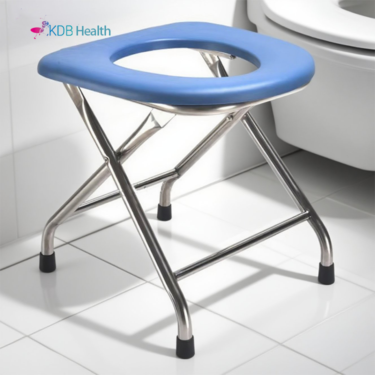 Stainless Steel Folding Commode Chair Without Bucket – KDB897B