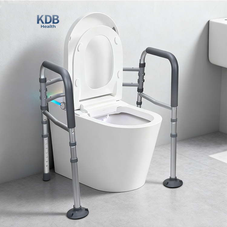 Rangka Keselamatan Tandas Boleh Lipat dengan Ketinggian Laras