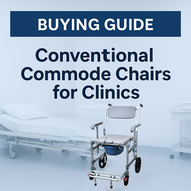 Guía de Compra: Cómo Elegir la Silla Sanitaria Convencional Correcta para Clínicas