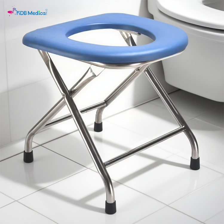 Stainless Steel Folding Commode Chair Without Bucket – KDB897B