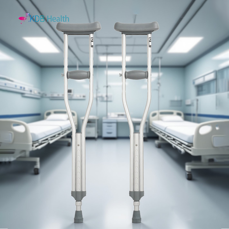 Height Adjustable Underarm Crutch for Adults