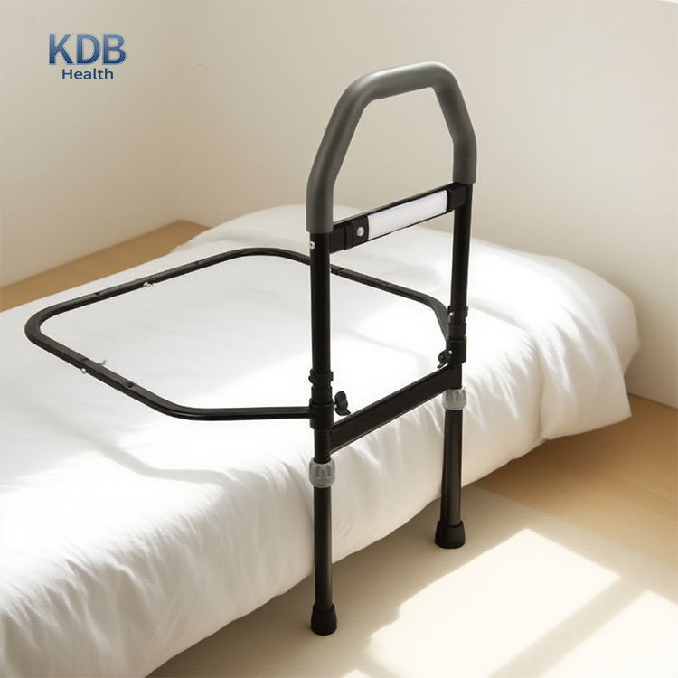 Adjustable Bed Rail with Motion Sensor Night Light