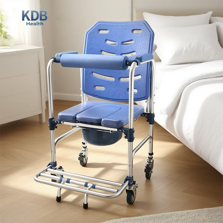 Kerusi Tongkang Mandi Kembali Tinggi dengan Rehat Kaki Boleh Lipat