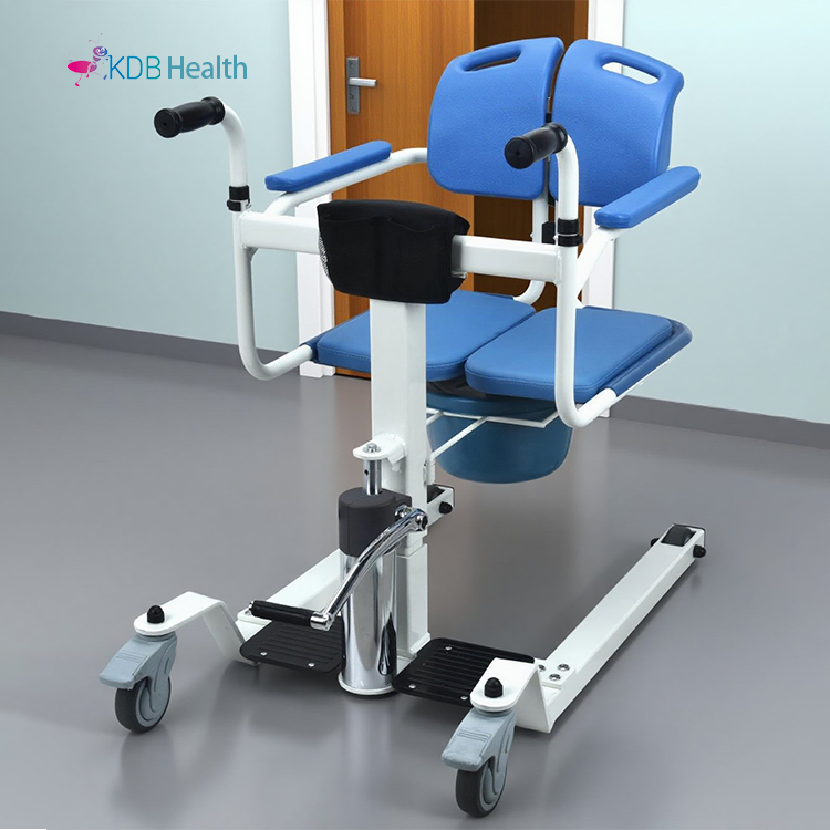 Hydraulic Patient Transfer Chair with 3 Seat Options 