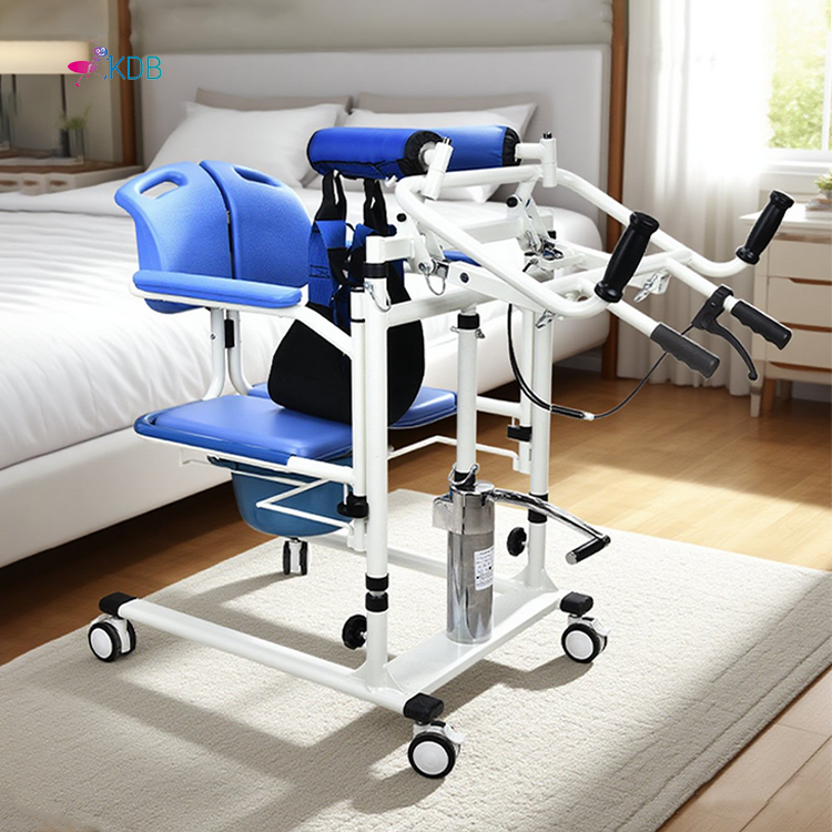 Hydraulic Transfer Chair with Sit-to-Stand Aid