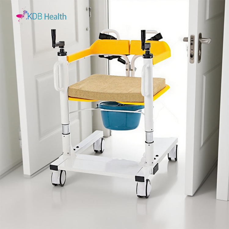  Manual Dual-Crank Patient Transfer Chair