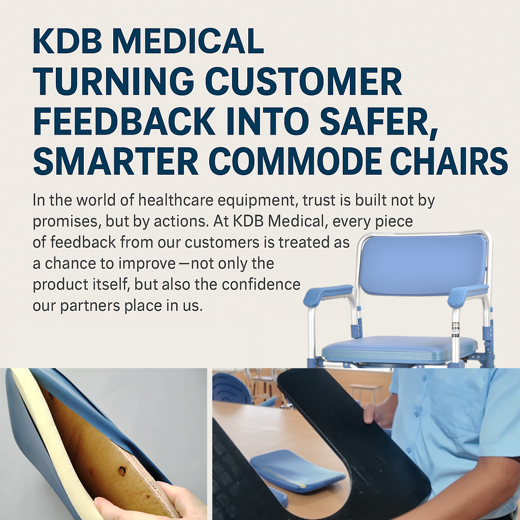 KDB Medical: How Customer Feedback Helps Us Build Safer, More Durable Hospital Commode Chairs