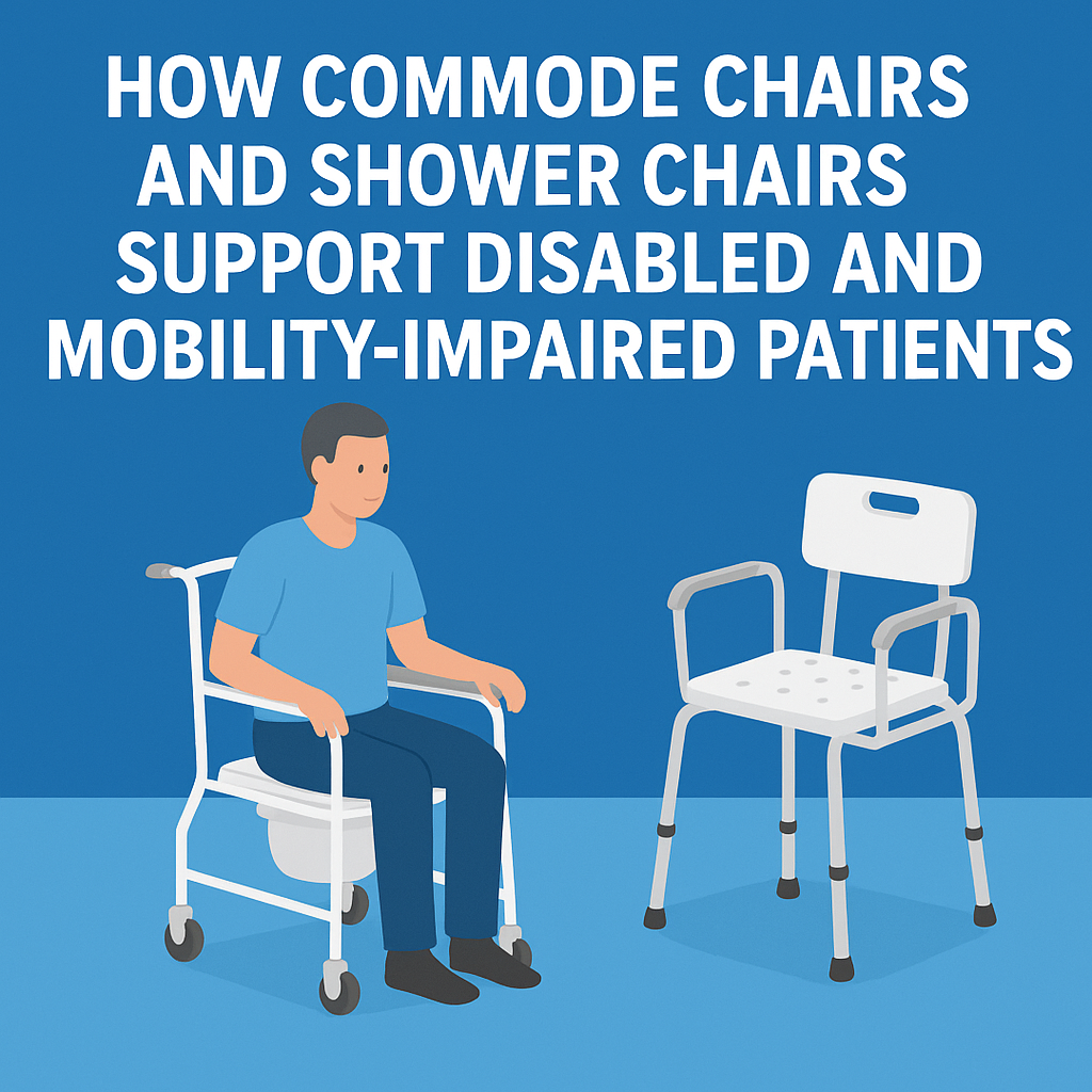 How Commode Chairs and Shower Chairs Support Disabled and Mobility-Impaired Patients