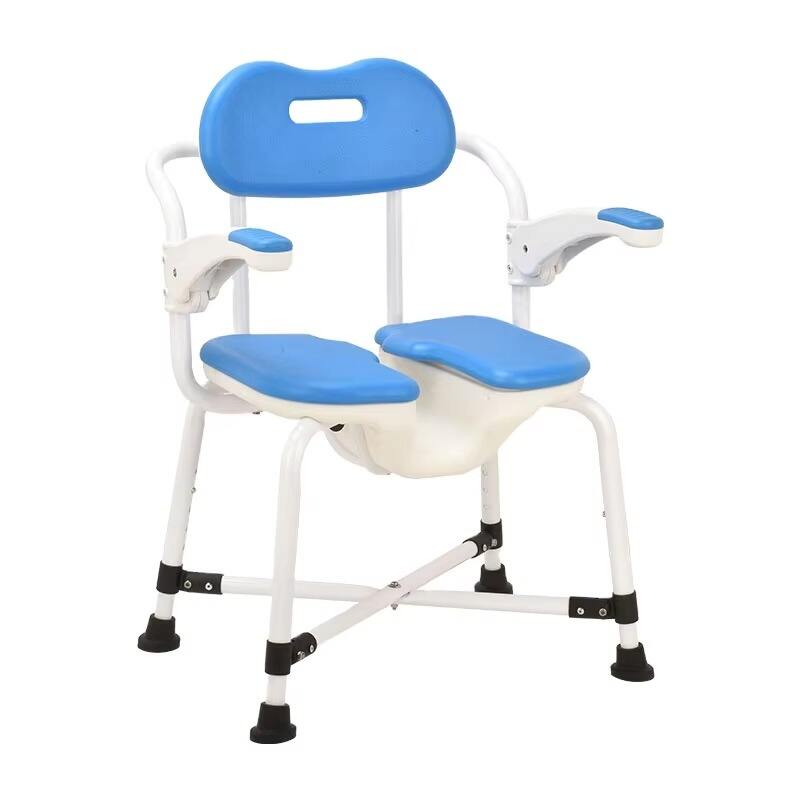 U-Shaped Shower Chair with Flip-Up Arms-KDB789A
