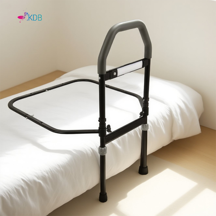 Adjustable Bed Rail with Motion Sensor Night Light