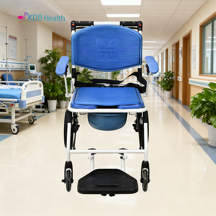 Foldable Commode Chair with 12