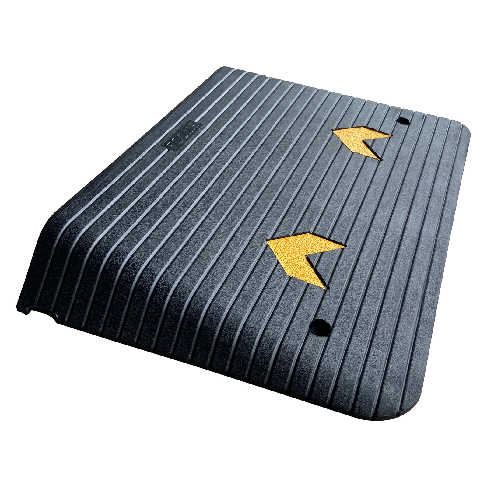 Industriële zwaarbelaste reflecterende rubberen opritstootlijst en commerciële drempelbrug – RTR100