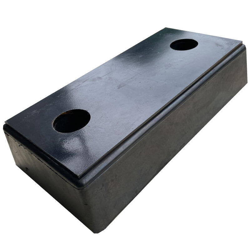 Factory & Trade Integrated Steel-Faced Rubber Bumper RBA16 — Truck Dock Impact Protection