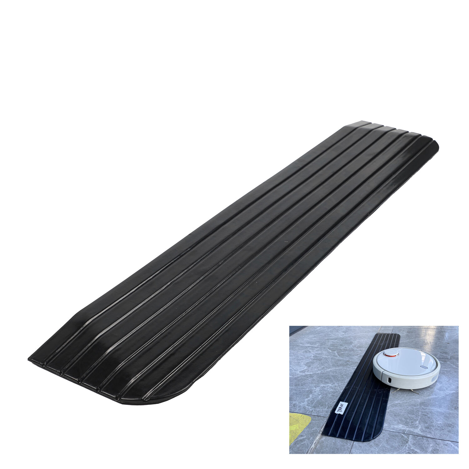 Professional Anti-Slip Rubber Threshold Ramp and Smooth Accessibility Transition Strip-TRA01（TRA25）